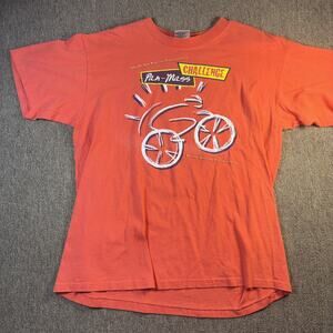 Vintage 1996 Pan-Mass Challenge Men’s T-shirt Cycling Single Stitch Large